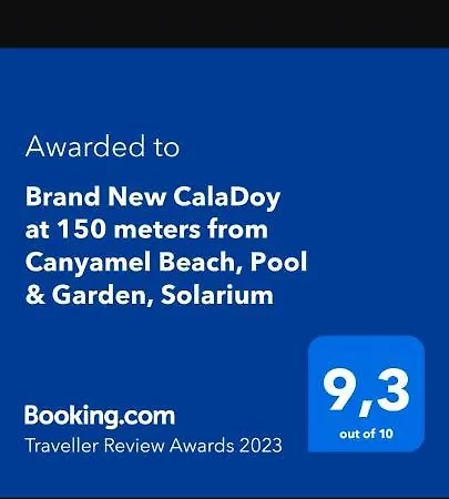 Brand New Caladoy At 150 Meters From Canyamel Beach, Pool & Garden, Solarium *